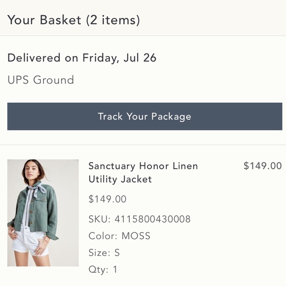 ✨ Anthropologie Sanctuary Linen Military Jacket - Picture 4 of 4